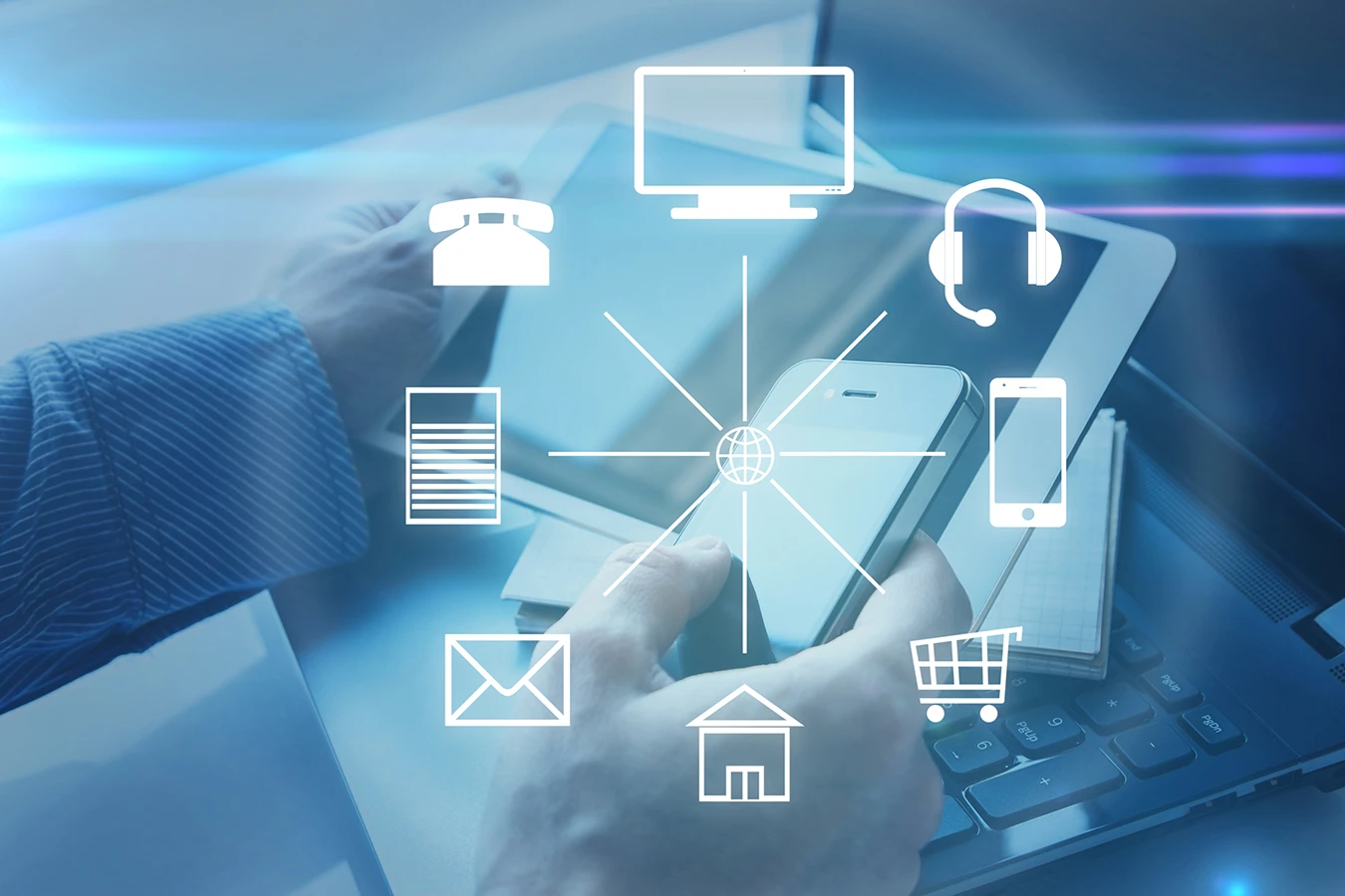 use multiple channels to achieve marketing goals